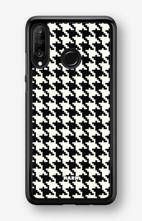 Huawei P30 Lite Hard Case – Houndstooth - View 1
