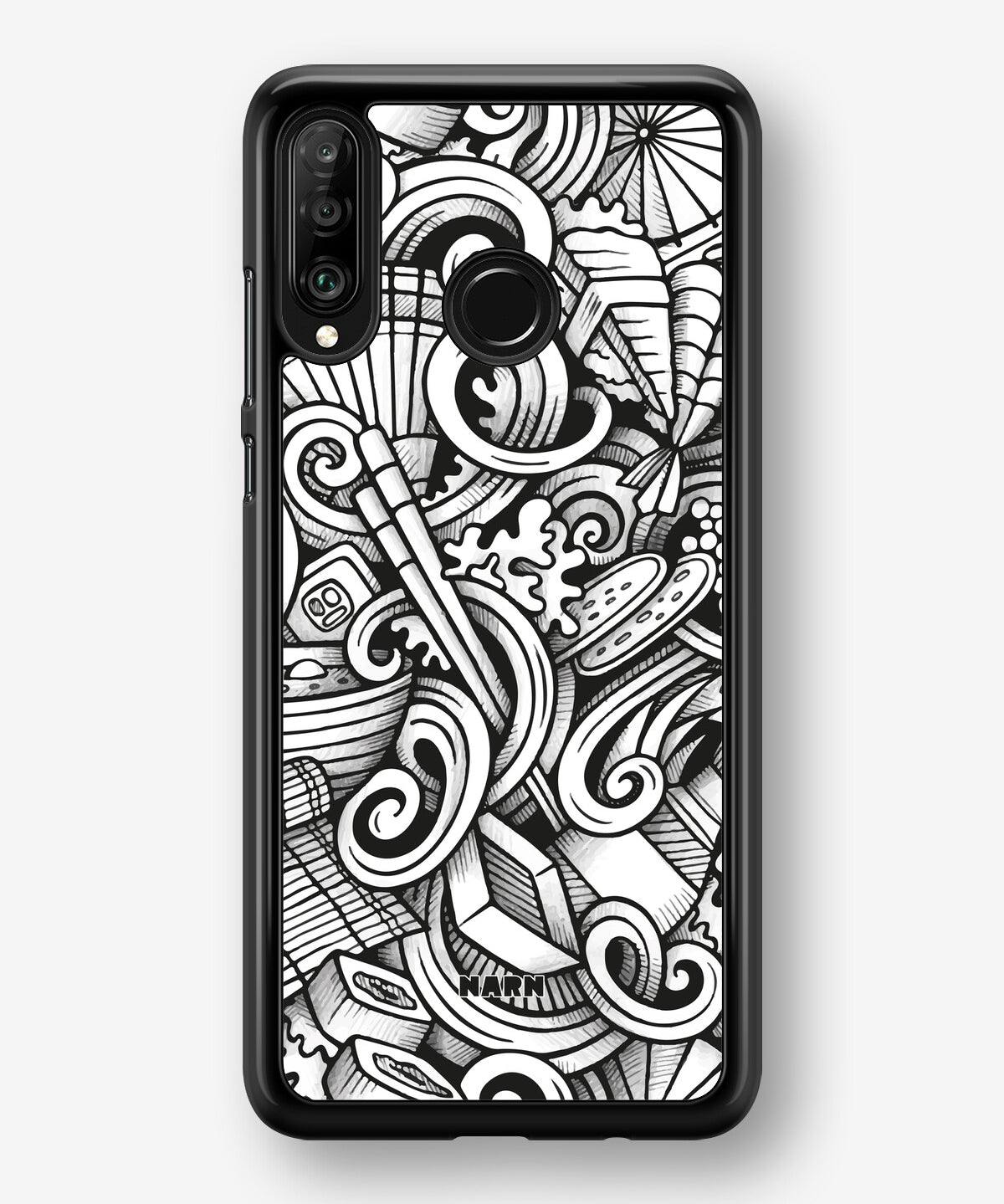 Huawei P30 Lite Hard Case – Japanese Pattern - View 1