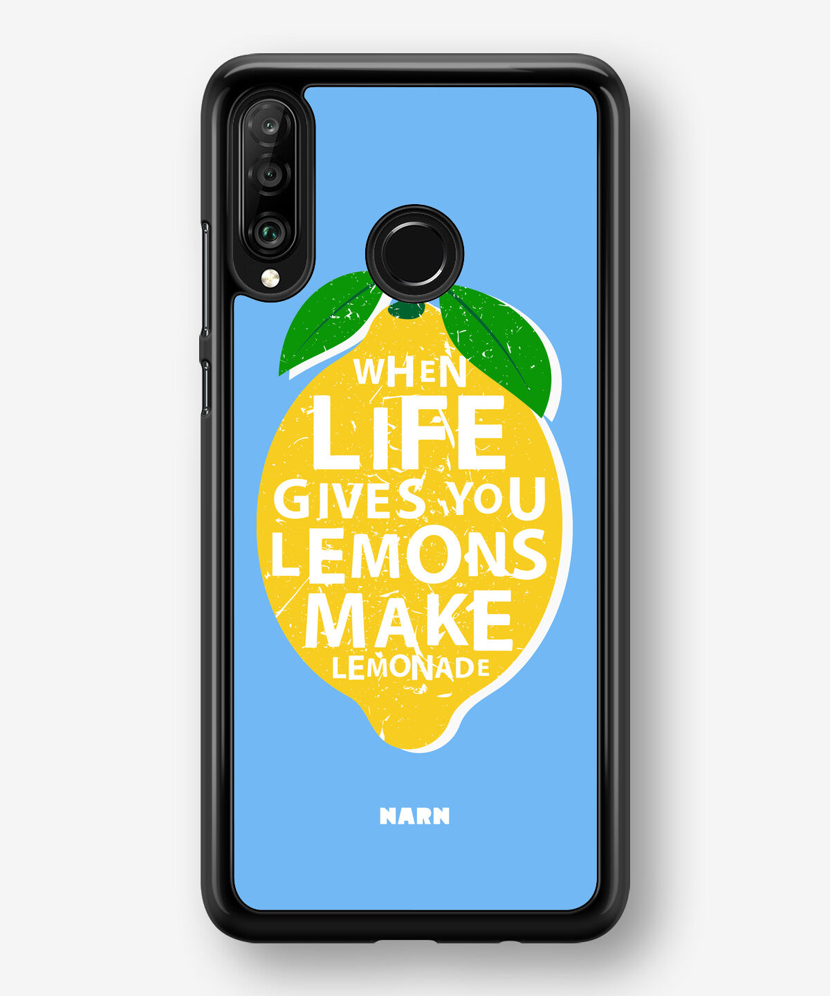 Huawei P30 Lite Hard Case – Lemon Quote - View 1