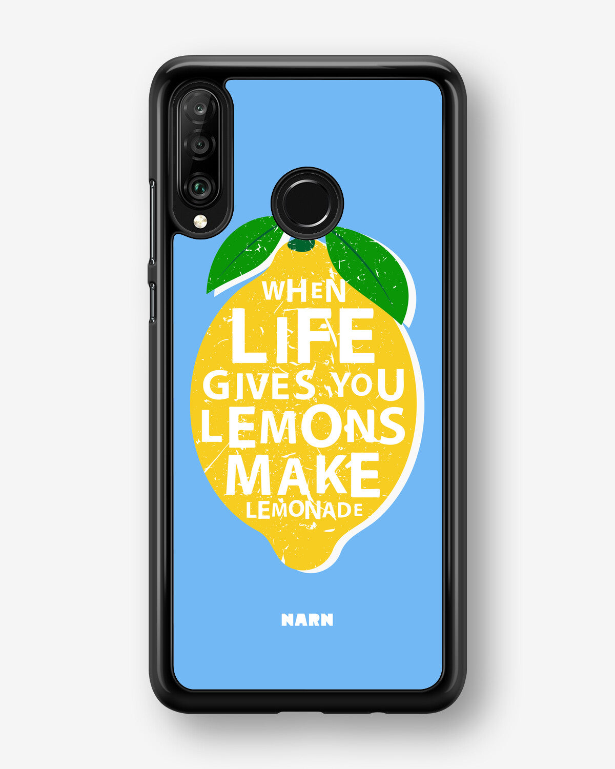 Huawei P30 Lite Hard Case – Lemon Quote - View 1