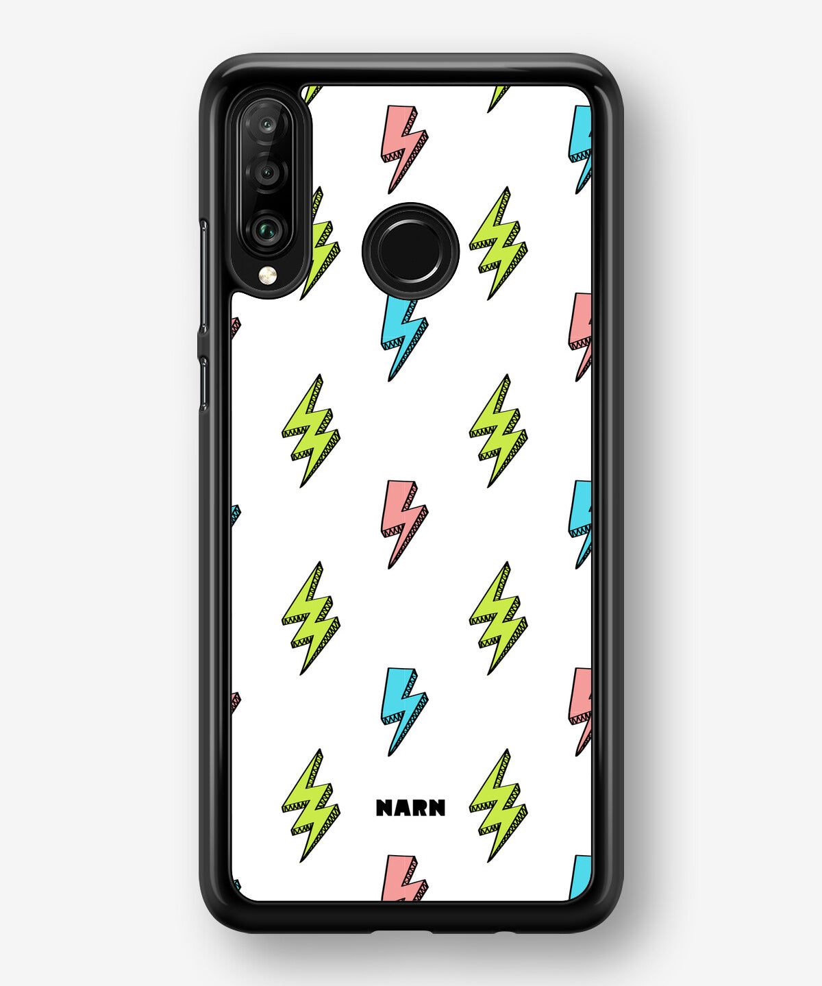 Huawei P30 Lite Hard Case – Lightning Bolts - View 1