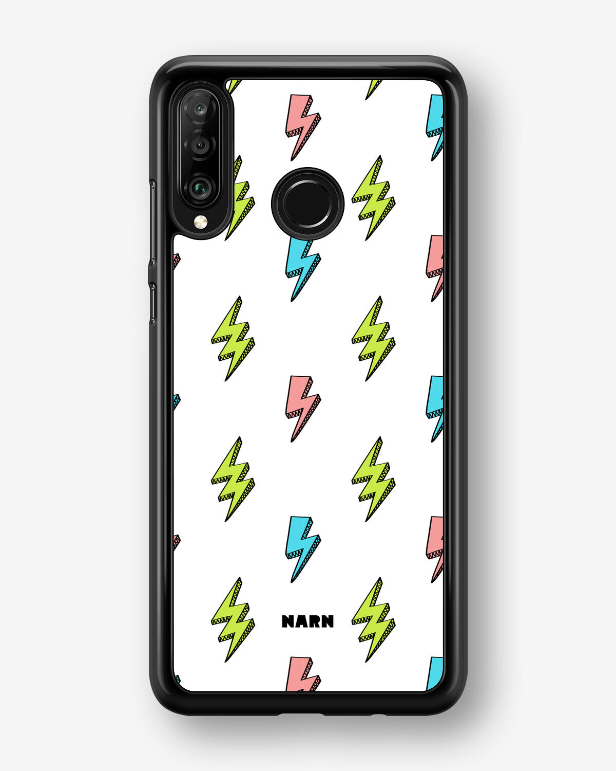 Huawei P30 Lite Hard Case – Lightning Bolts - View 1
