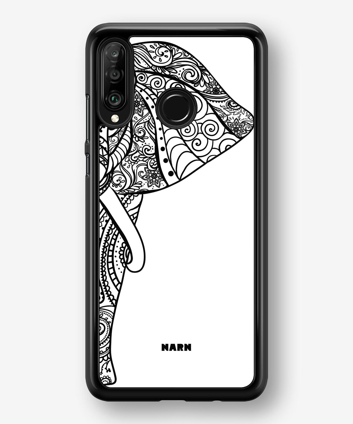 Huawei P30 Lite Hard Case – Mandala Elephant - View 1