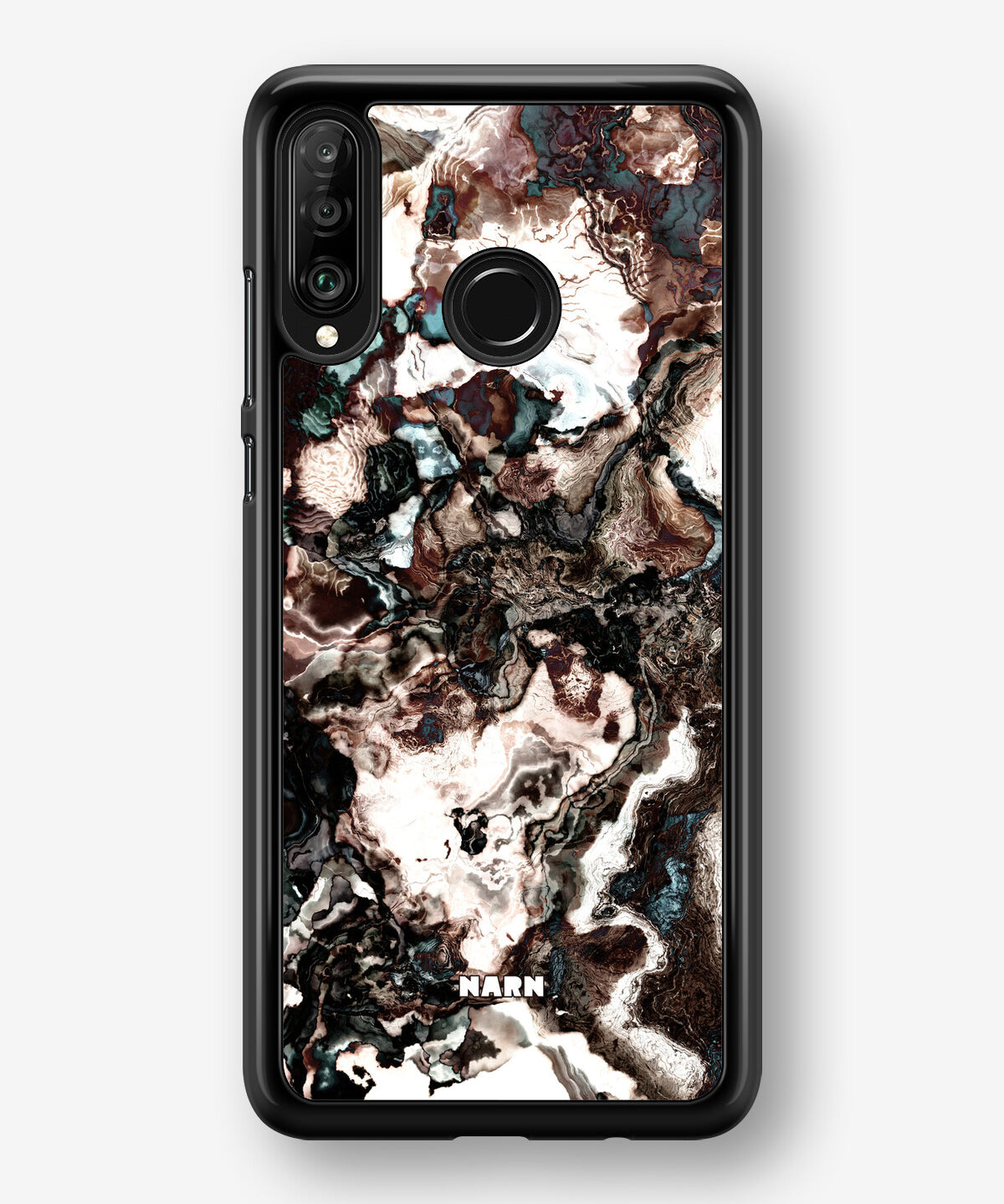 Huawei P30 Lite Hard Case – Marble Brown - View 1