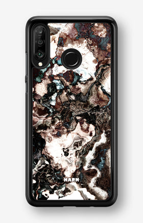 Huawei P30 Lite Hard Case – Marble Brown - View 1
