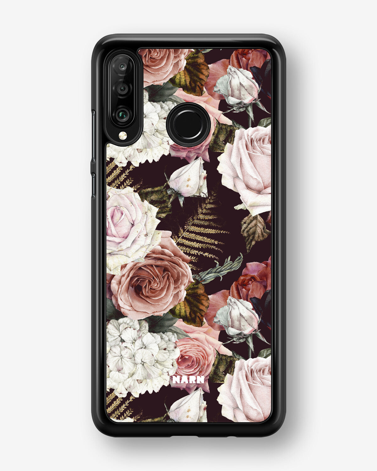 Huawei P30 Lite Hard Case – Midnight Roses - View 1