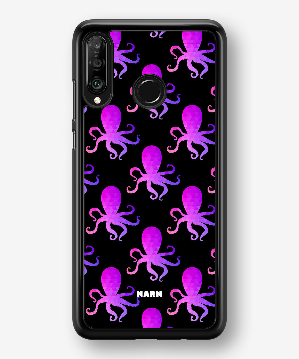 Huawei P30 Lite Hard Case – Octopus Pattern - View 1