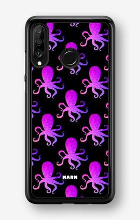 Huawei P30 Lite Hard Case – Octopus Pattern - View 1