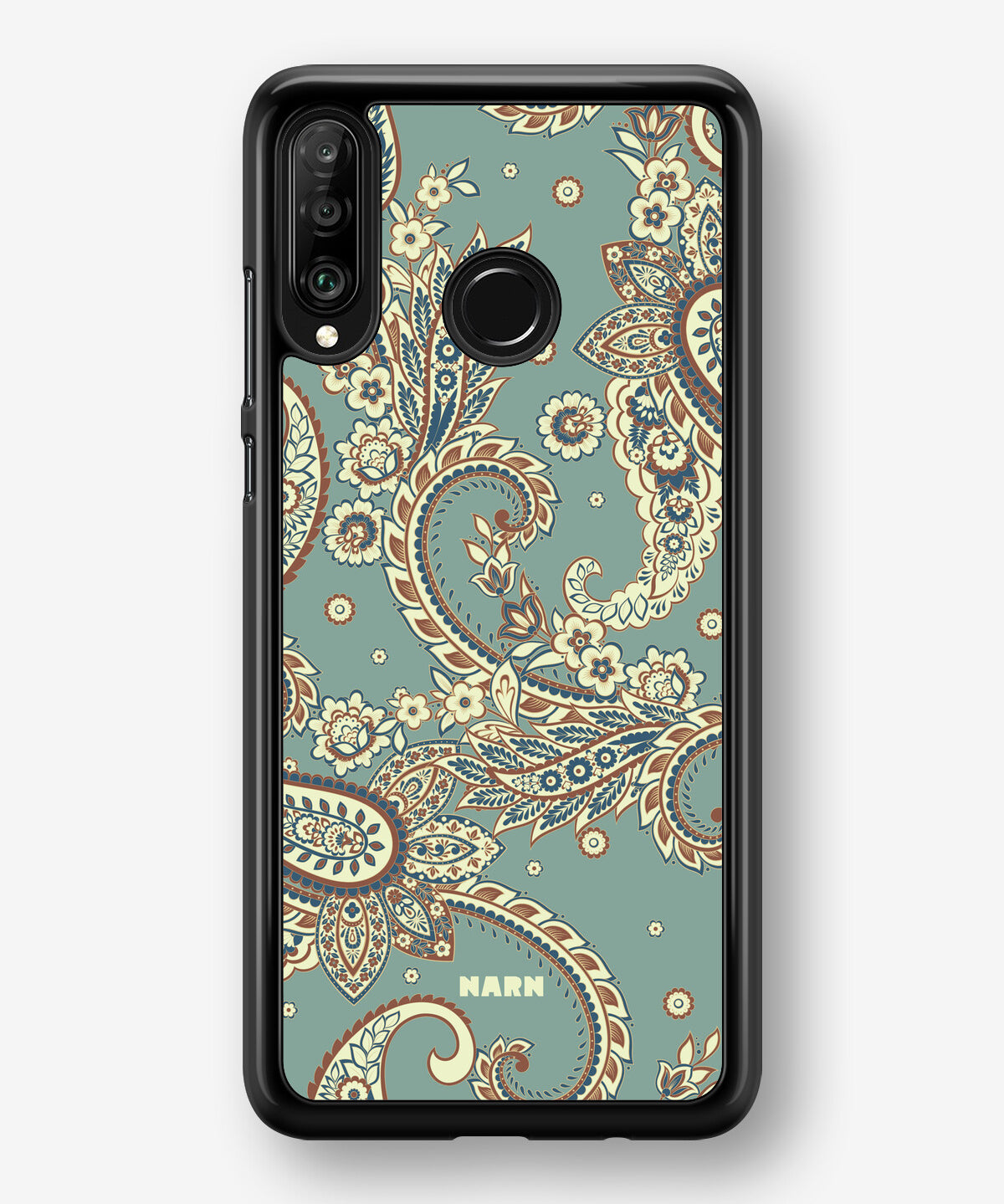 Huawei P30 Lite Hard Case – Paisley Green - View 1