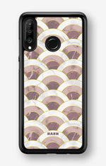 Huawei P30 Lite Hard Case – Pink Marble Waves - View 1