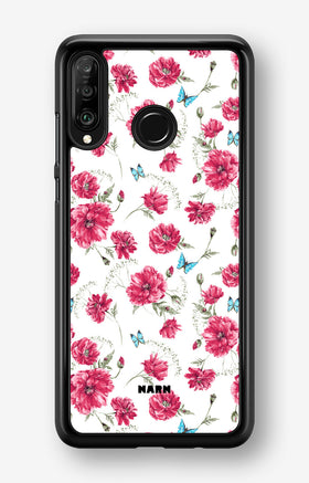 Huawei P30 Lite Hard Case – Poppies in Bloom - View 1