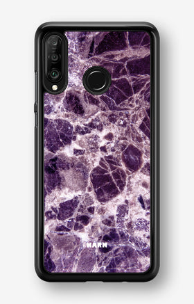 Huawei P30 Lite Hard Case – Purple Marble - View 1