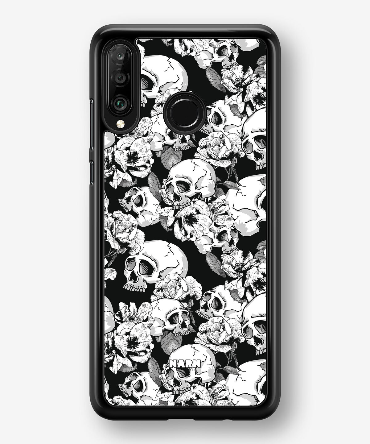Huawei P30 Lite Hard Case – Skull Garden - View 1