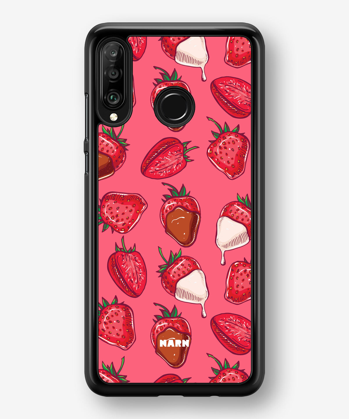Huawei P30 Lite Hard Case – Strawberry Chocolate - View 1