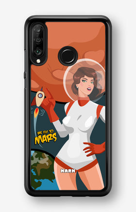 Huawei P30 Lite Hard Case – We Fly To Mars - View 1
