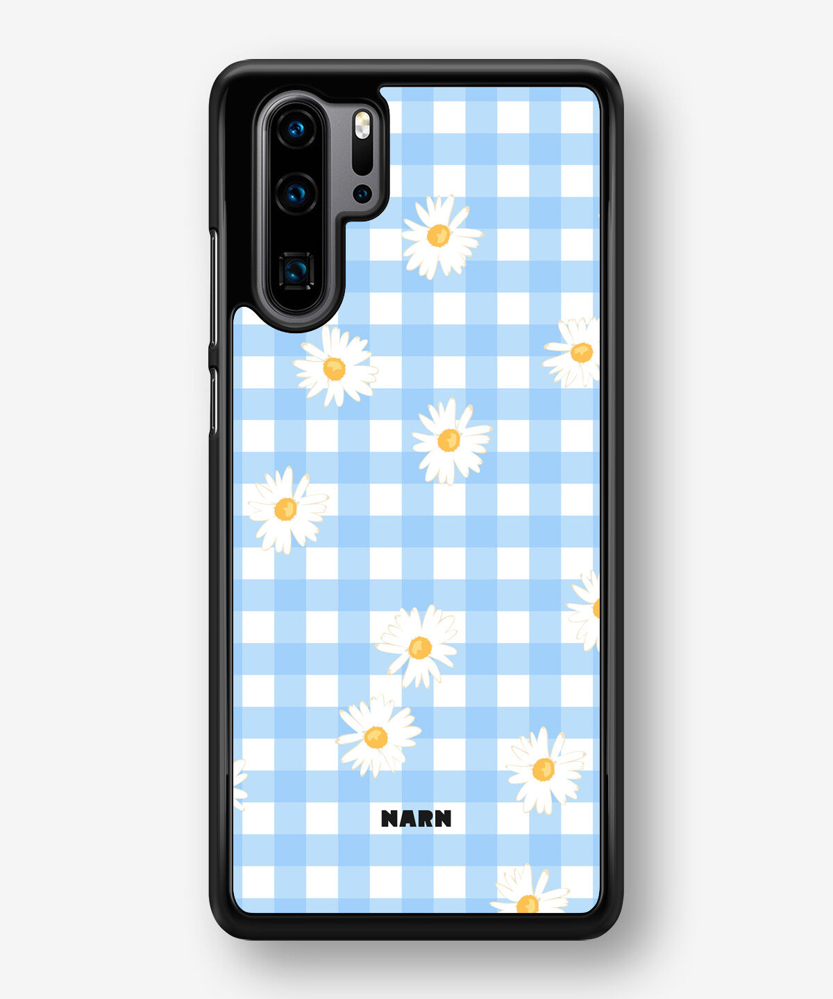 Huawei P30 Pro Hard Case – Blue Daisies - View 1