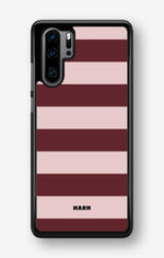 Huawei P30 Pro Hard Case – Cranberry Stripe - View 1