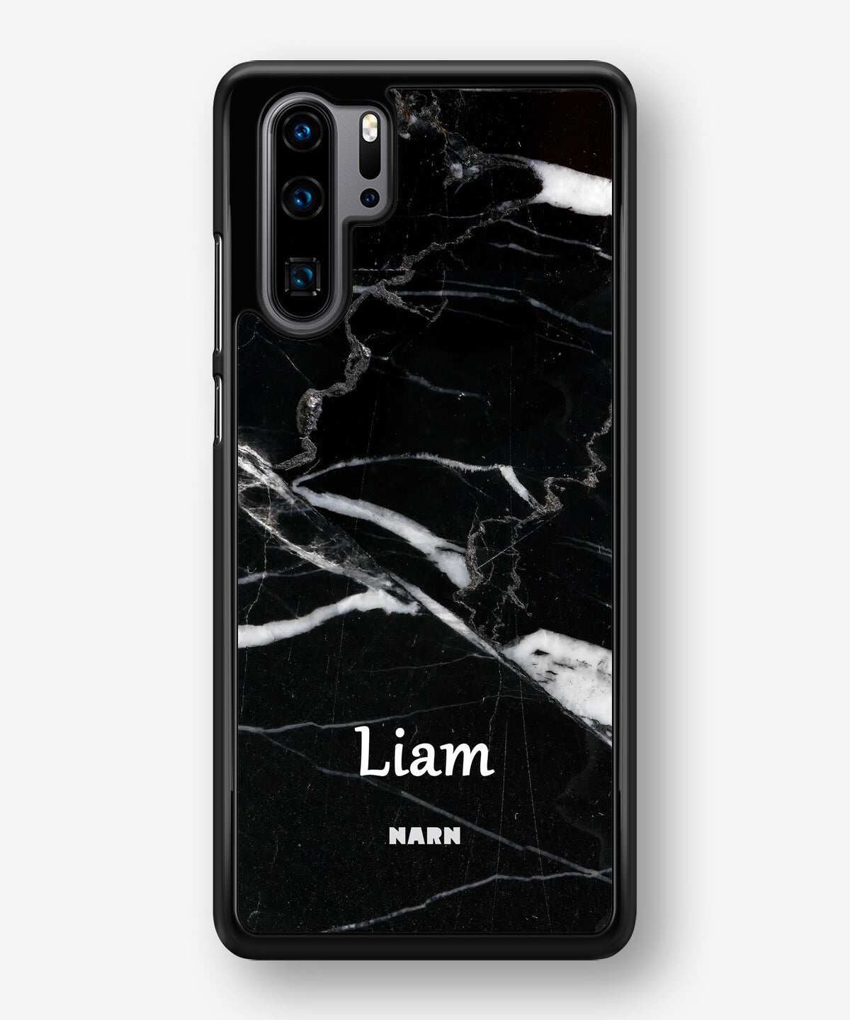 Huawei P30 Pro Hard Case – Custom - Black Marble - View 1