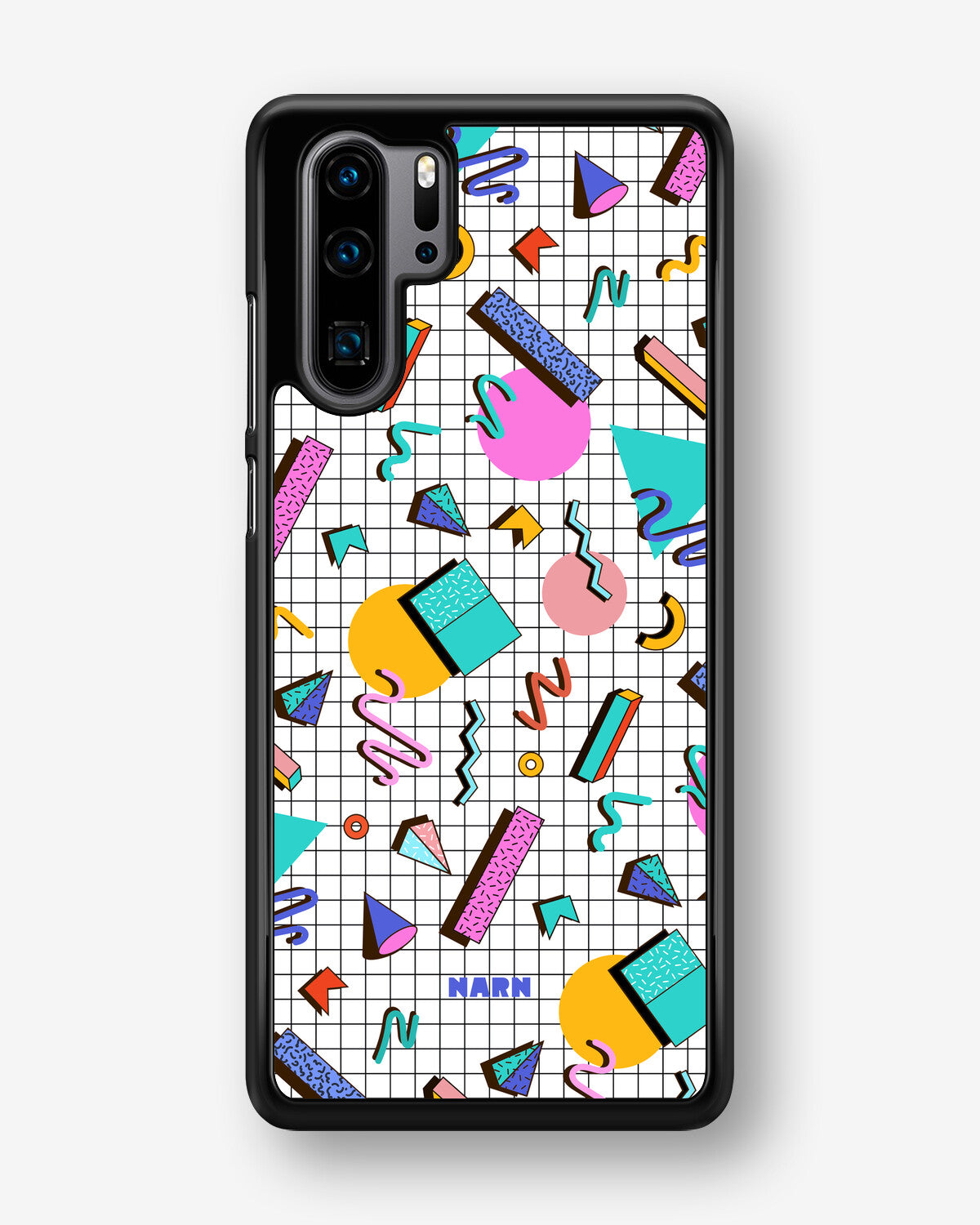Huawei P30 Pro Hard Case – 80s Memphis - View 1