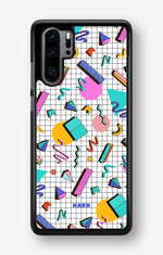 Huawei P30 Pro Hard Case – 80s Memphis - View 1