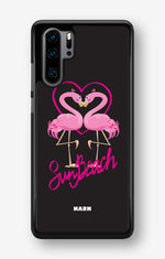 Huawei P30 Pro Hard Case – Beach Flamingo - View 1