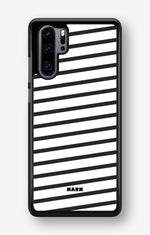 Huawei P30 Pro Hard Case – Black Stripes - View 1