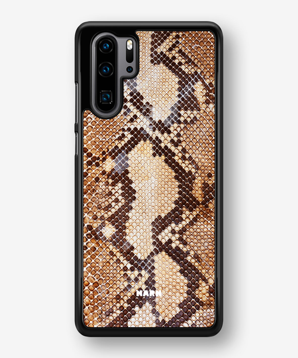 Huawei P30 Pro Hard Case – Brown Snakeskin - View 1