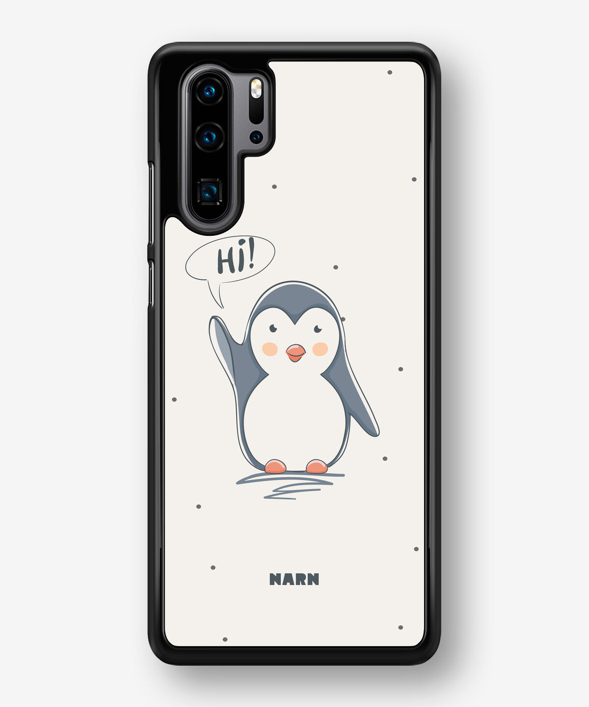 Huawei P30 Pro Hard Case – Cute Penguin - View 1