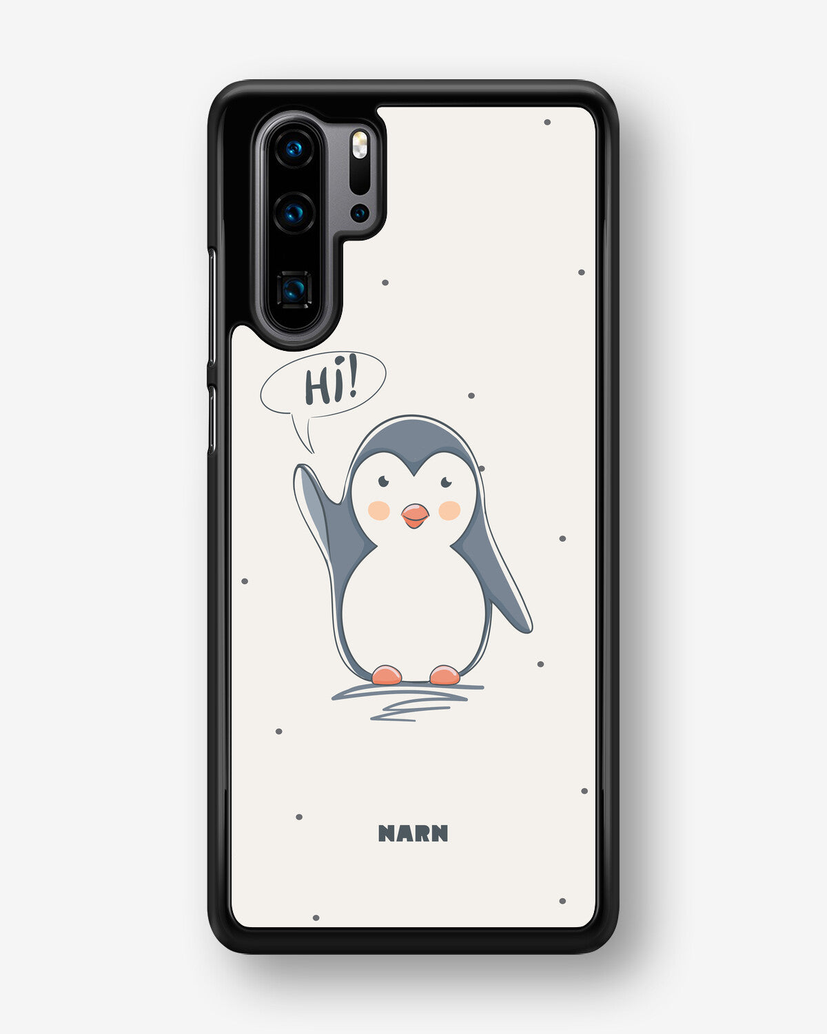 Huawei P30 Pro Hard Case – Cute Penguin - View 1