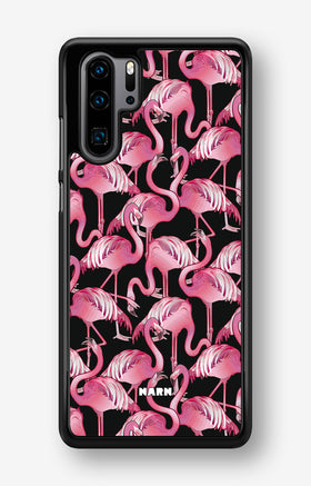 Huawei P30 Pro Hard Case – Flamingos - View 1