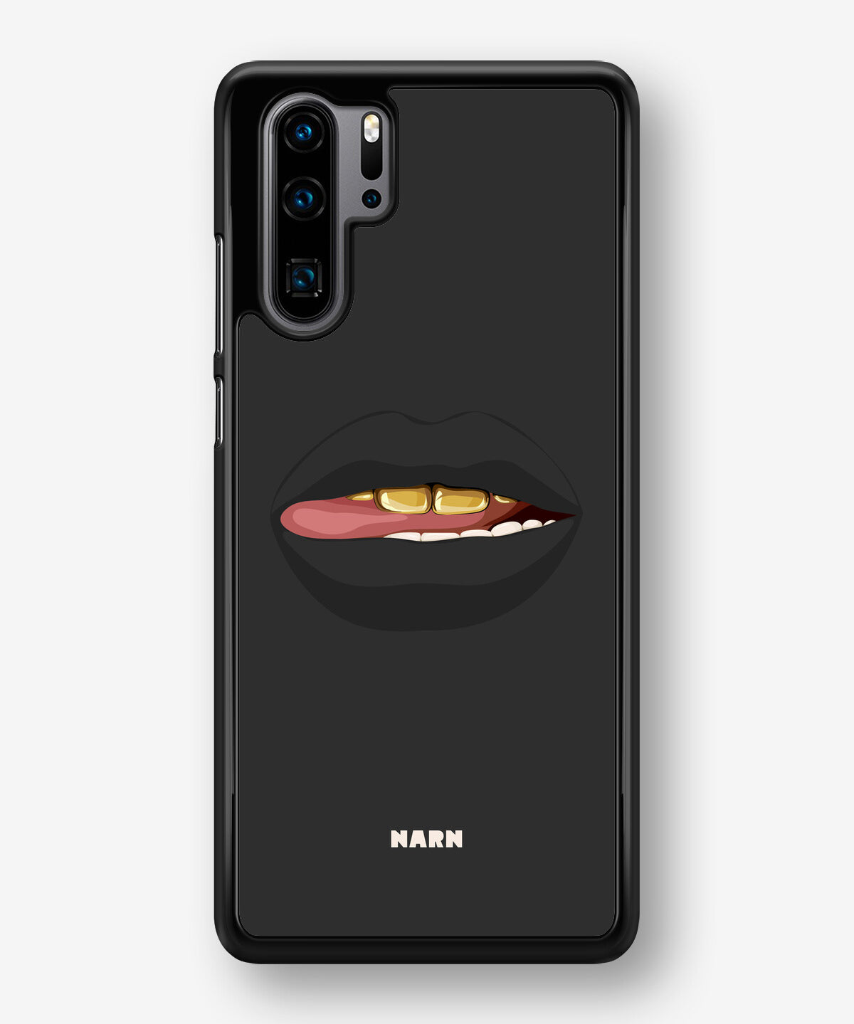 Huawei P30 Pro Hard Case – Golden Lips - View 1
