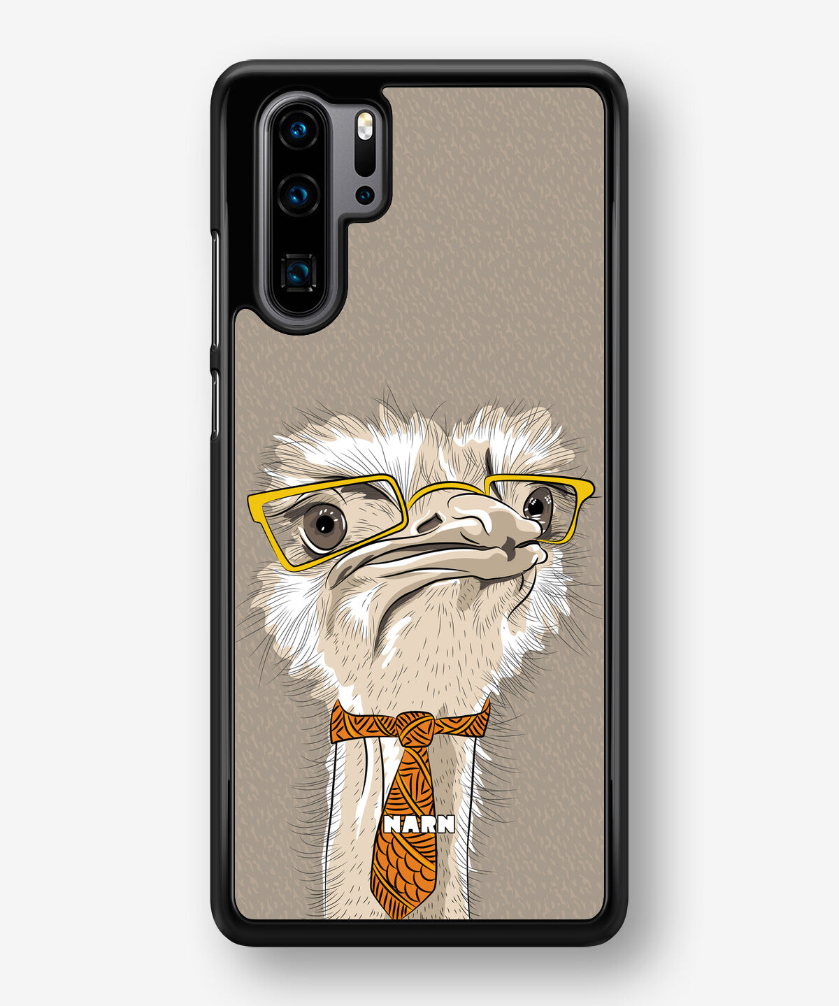 Huawei P30 Pro Hard Case – Hipster Ostrich - View 1