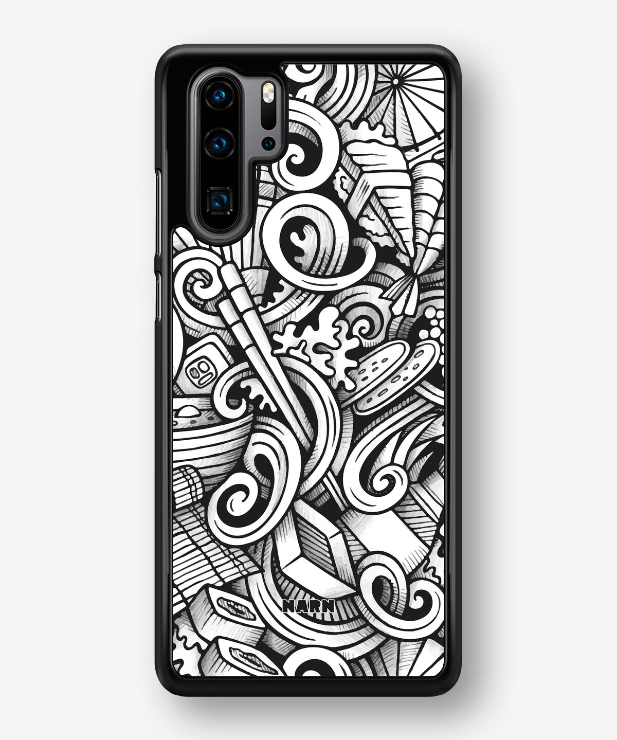 Huawei P30 Pro Hard Case – Japanese Pattern - View 1