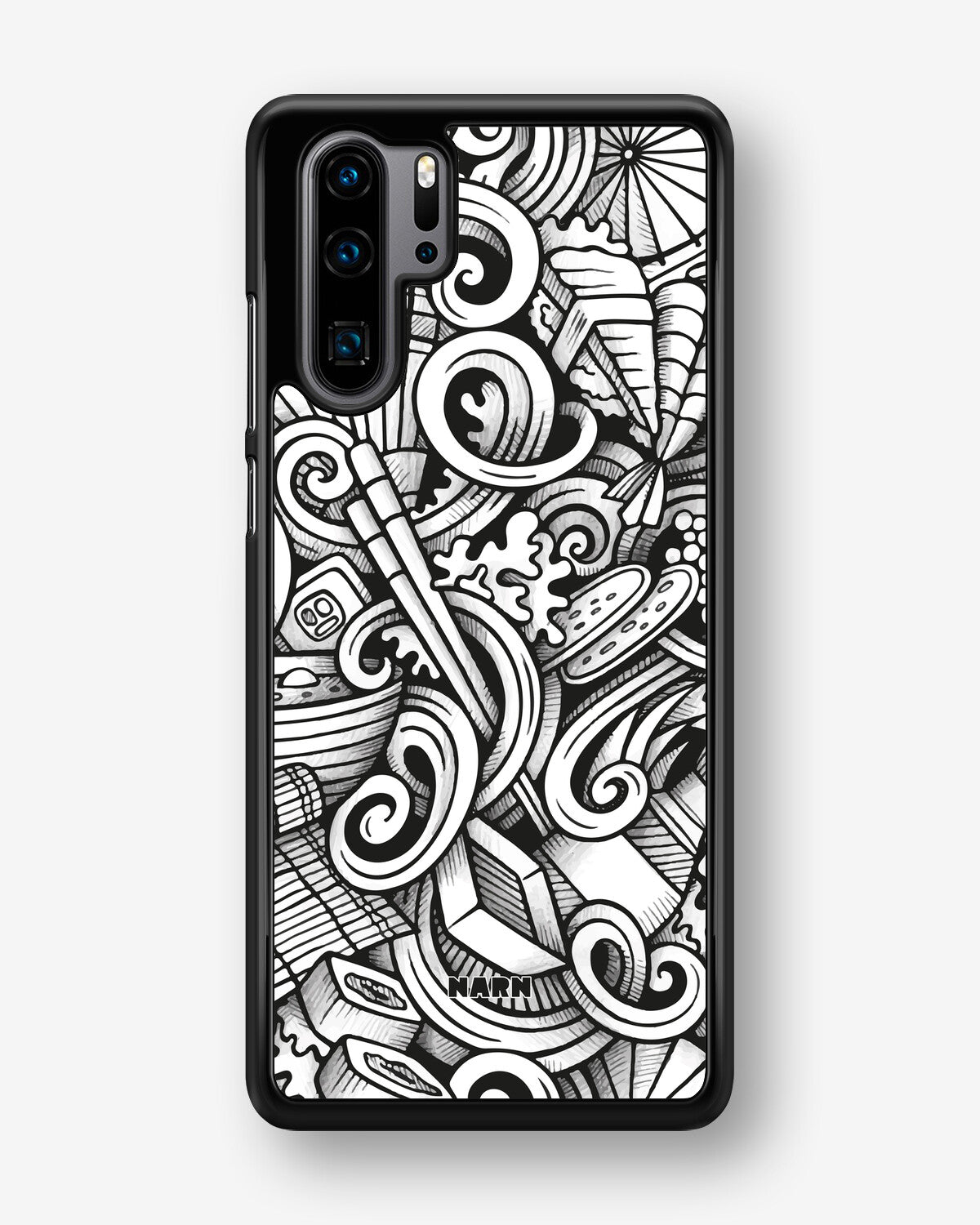 Huawei P30 Pro Hard Case – Japanese Pattern - View 1