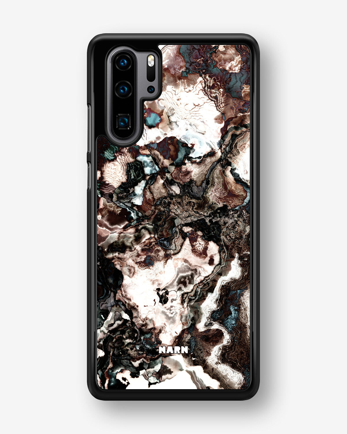 Huawei P30 Pro Hard Case – Marble Brown - View 1