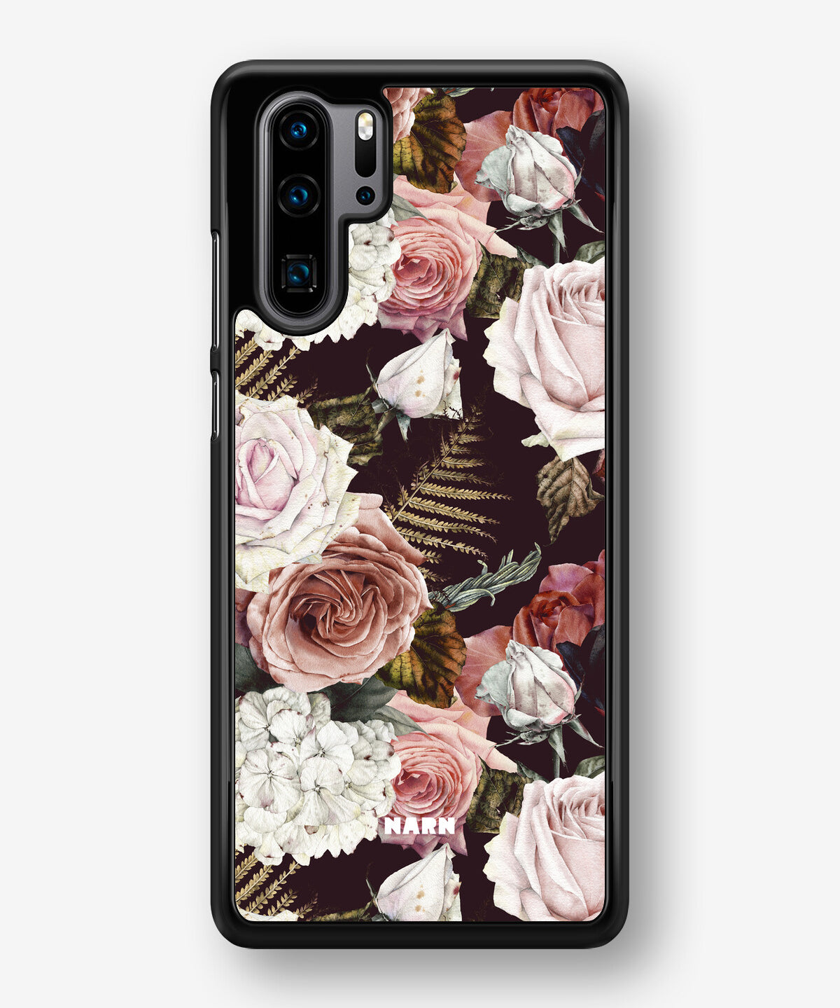 Huawei P30 Pro Hard Case – Midnight Roses - View 1