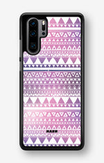 Huawei P30 Pro Hard Case – Purple Aztec - View 1