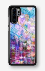 Huawei P30 Pro Hard Case – Purple Hearts - View 1