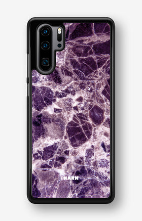 Huawei P30 Pro Hard Case – Purple Marble - View 1