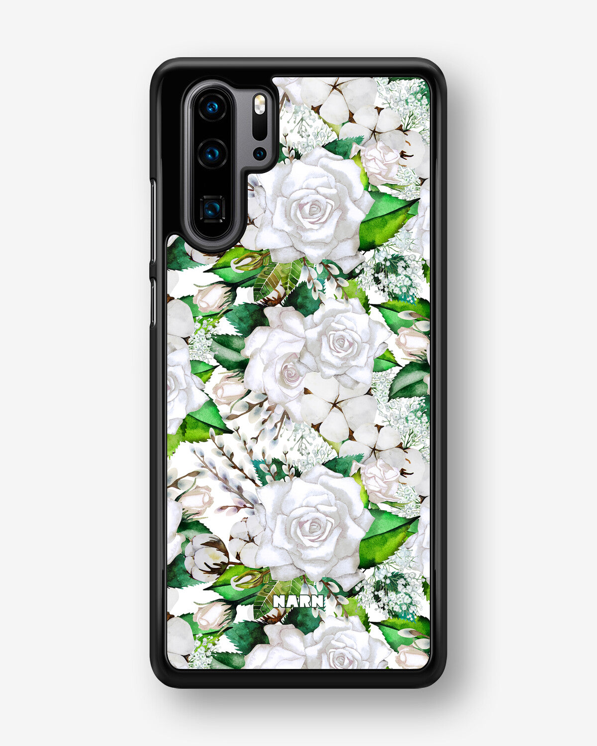Huawei P30 Pro Hard Case – White Bloom - View 1