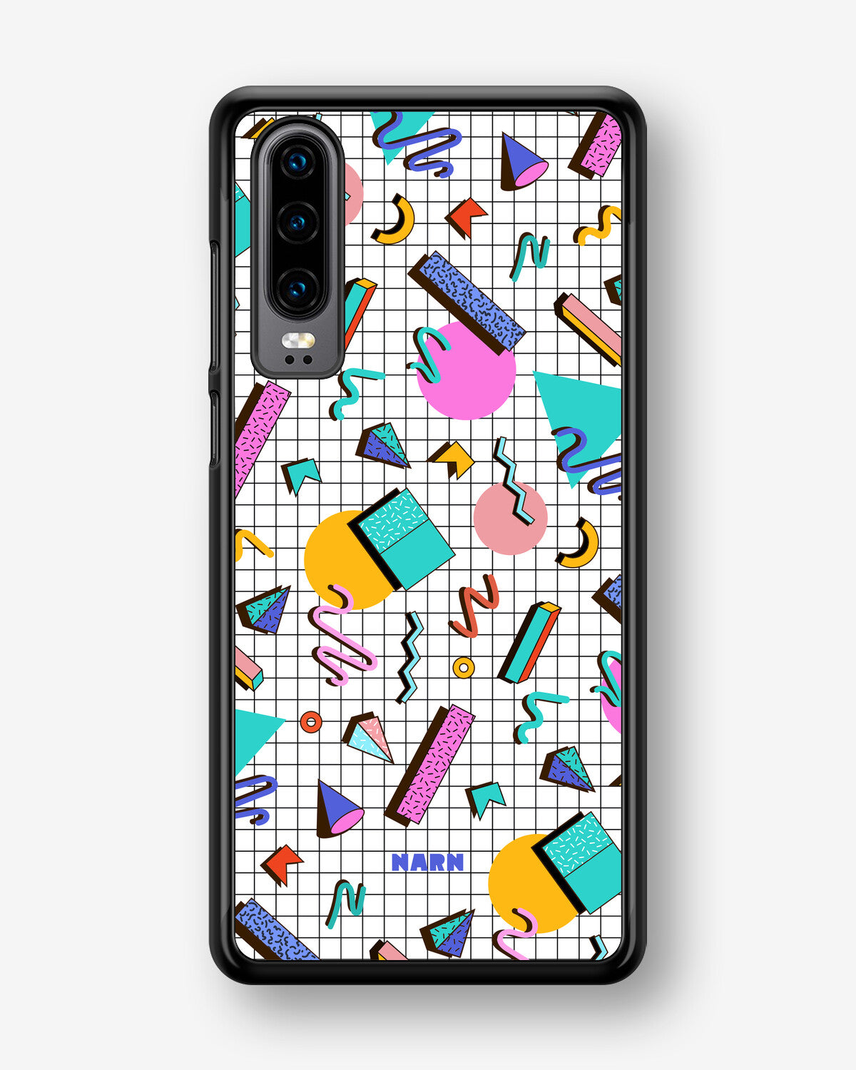 Huawei P30 Hard Case – 80s Memphis - View 1