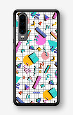 Huawei P30 Hard Case – 80s Memphis - View 1