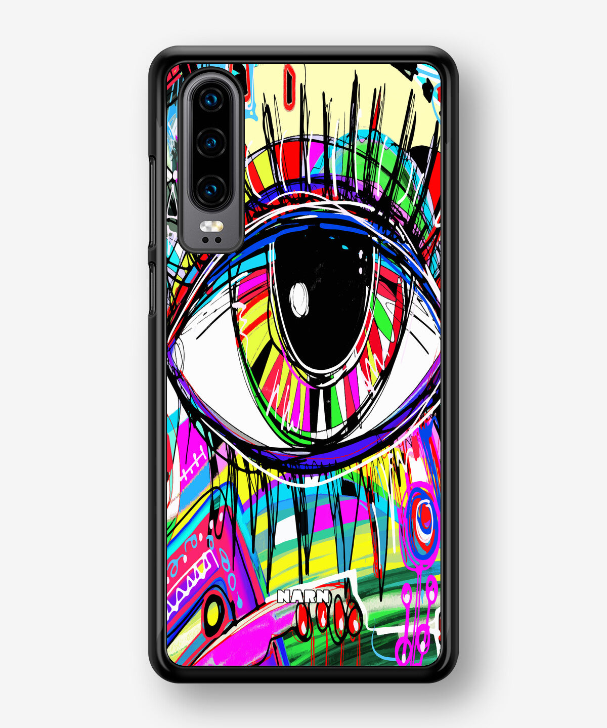 Huawei P30 Hard Case – Abstract Eye - View 1