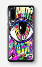 Huawei P30 Hard Case – Abstract Eye - View 1