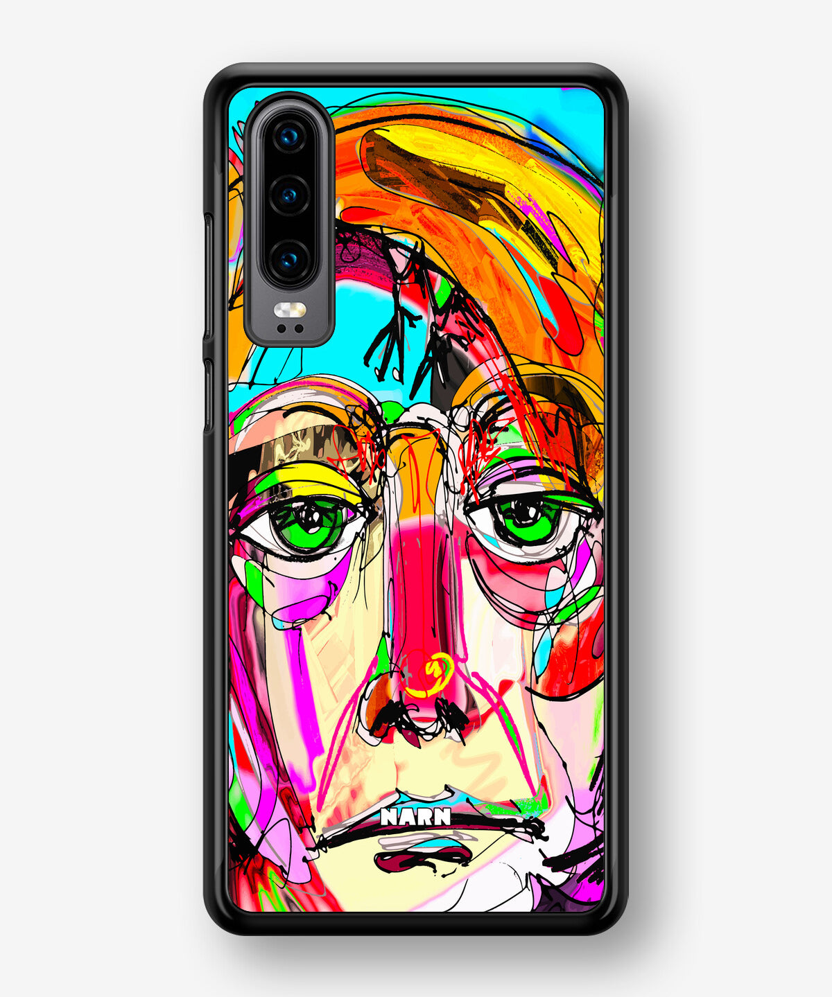 Huawei P30 Hard Case – Abstract Portrait - View 1