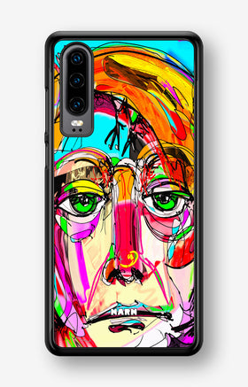 Huawei P30 Hard Case – Abstract Portrait - View 1