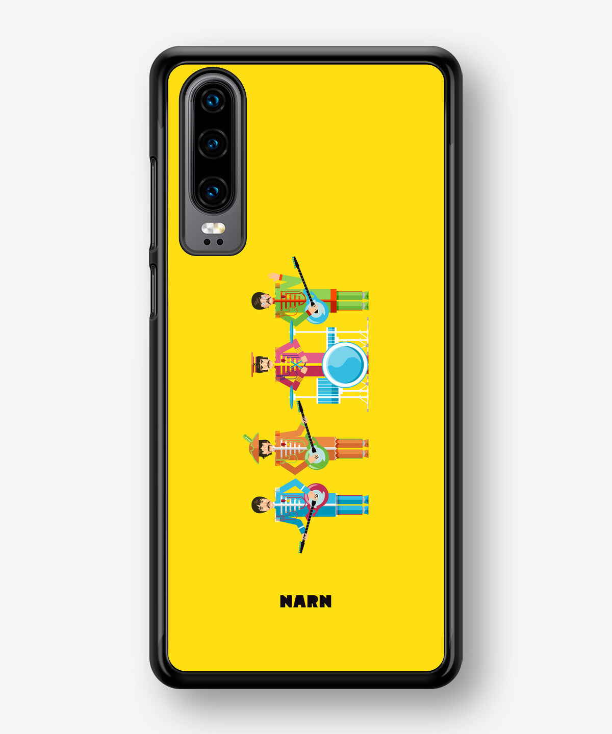 Huawei P30 Hard Case – Beatles Yellow - View 1