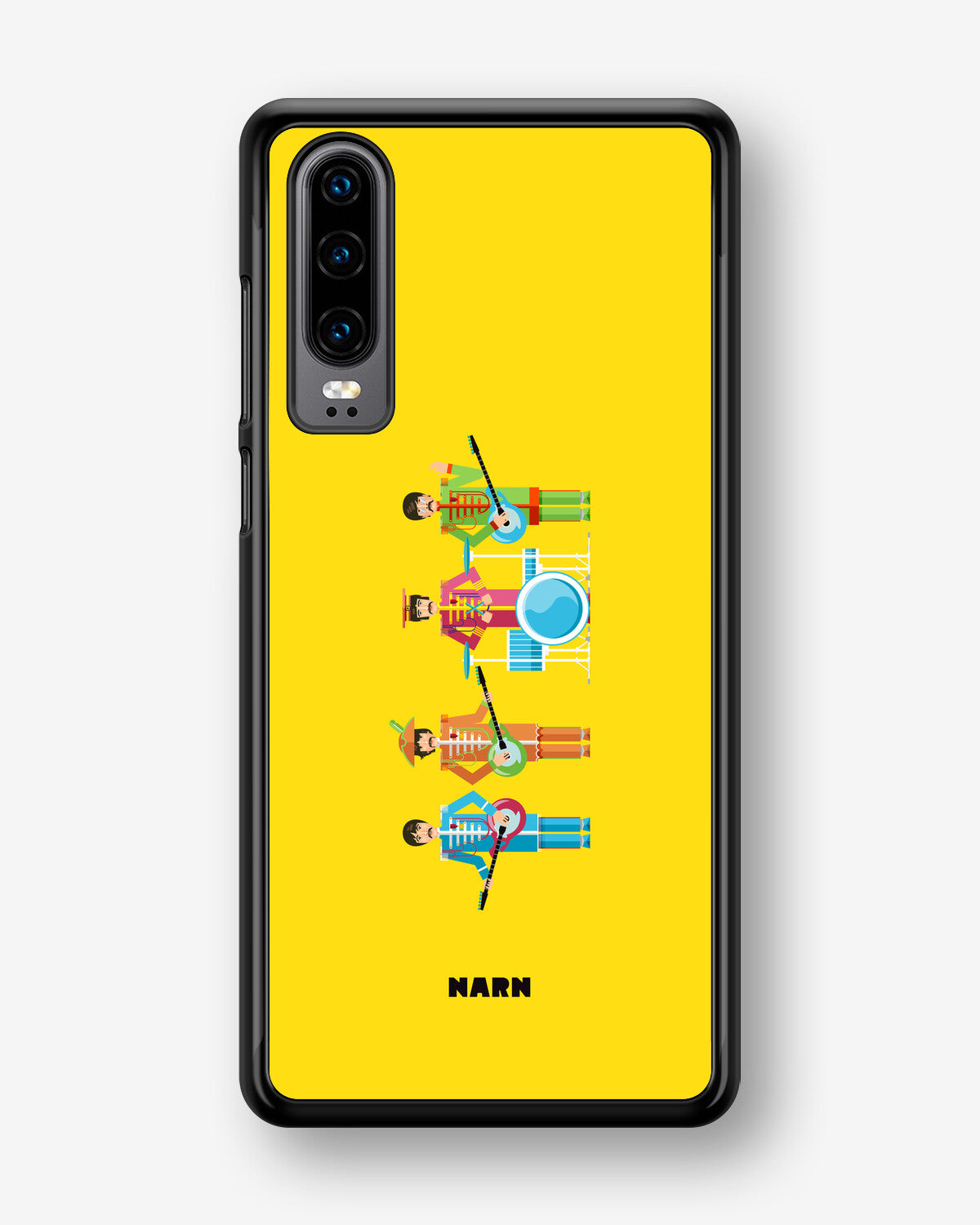 Huawei P30 Hard Case – Beatles Yellow - View 1