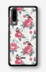 Huawei P30 Hard Case – Birds Among Roses - View 1