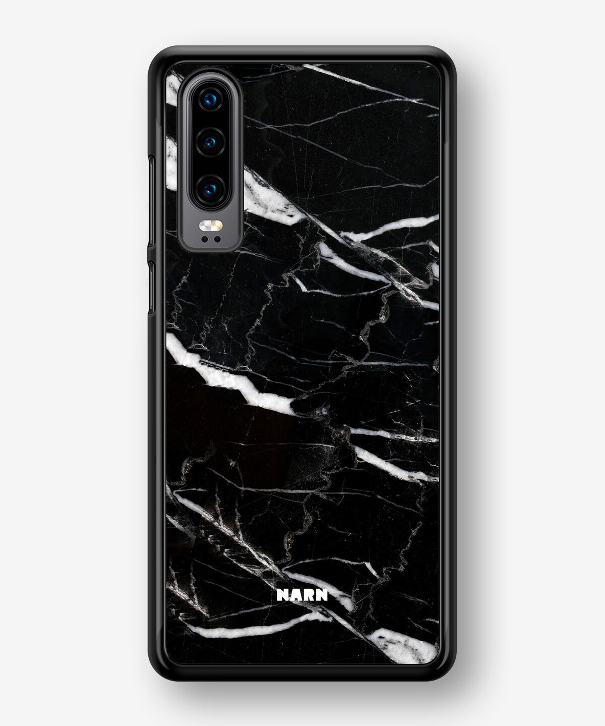 Huawei P30 Hard Case – Black Marble - View 1